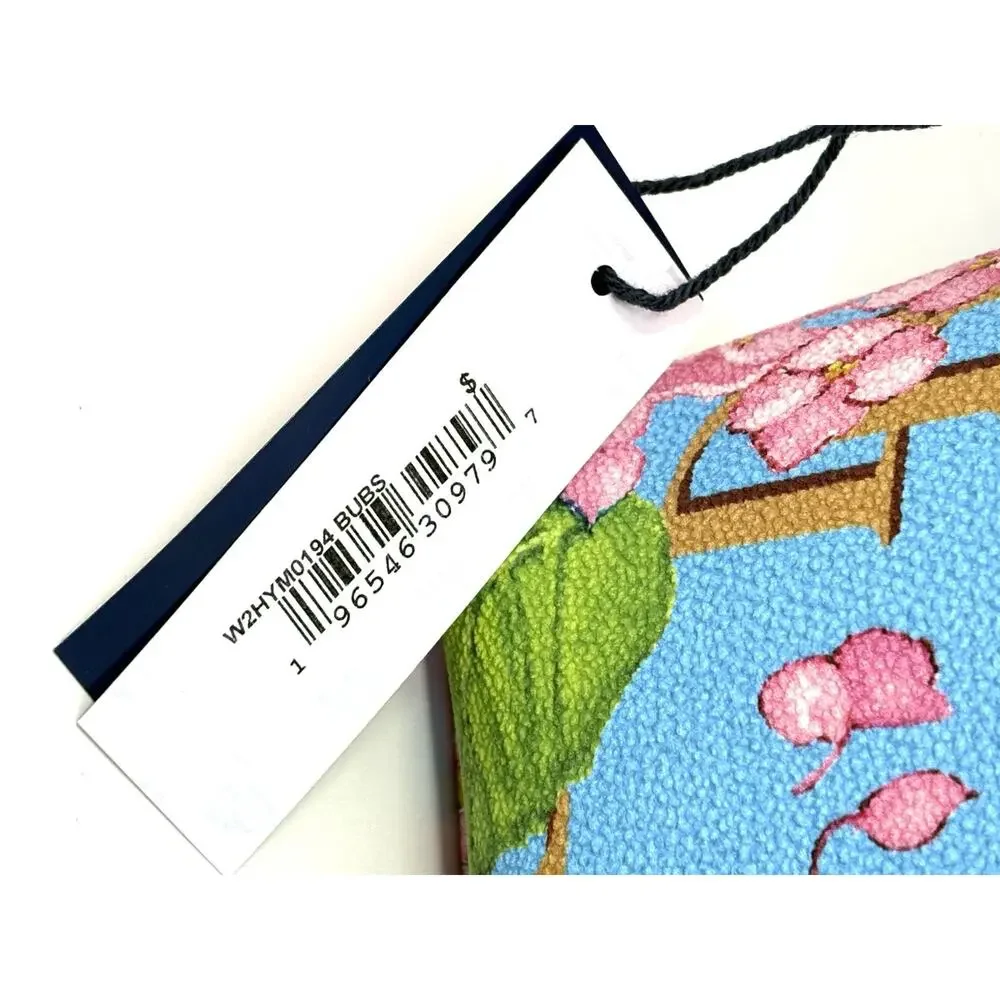 Dooney & Bourke Blue Floral Cosmetic Pouch